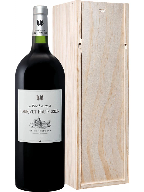 Le Bordeaux de Larrivet Haut-Brion Rouge, Bordeaux AOP, wooden box