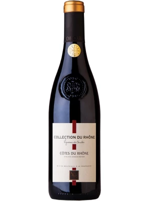 Вино Vignerons de Caractere, Collection du Rhone Rouge, Cotes du Rhone AOC 2017, 0.75 л