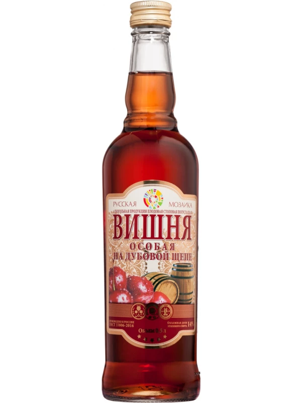 Русская Мозаика Вишня Особая на Дубовой Щепе