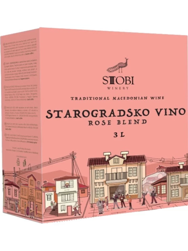 Stobi, Starogradsko Rose Blend, bag-in-box
