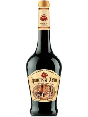 Вино Древняя Хива Красное Полусладкое 0.7 л