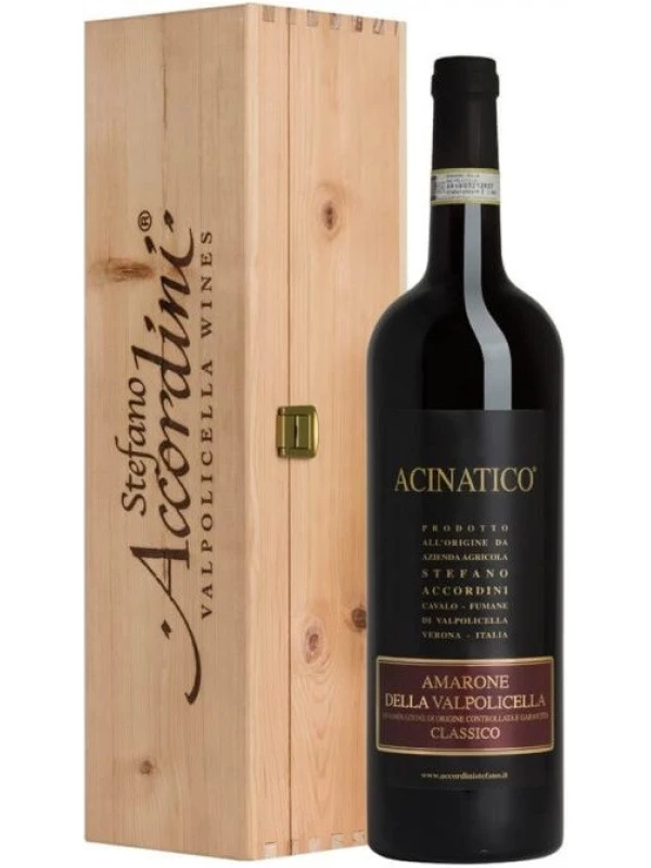 Stefano Accordini, Acinatico Amarone della Valpolicella Classico DOC, wooden box