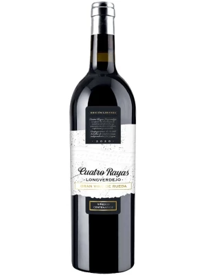 Вино Cuatro Rayas, Vinedos Centenarios Longverdejo, Rueda DO 2020, 0.75 л