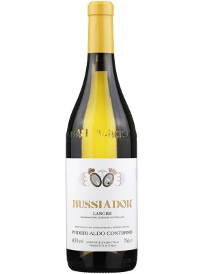 Вино Langhe Chardonnay DOC Bussiador 2015, 0.75 л