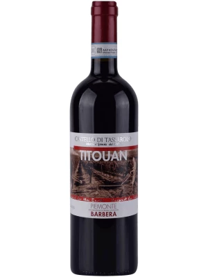 Вино Castello di Tassarolo, Titouan Piemonte DOC Barbera Senza Solfiti Biologico 2021, 0.75 л