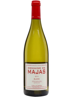 Вино Domaine de Majas Blanc, Cotes Catalanes IGP 2016, 0.75 л