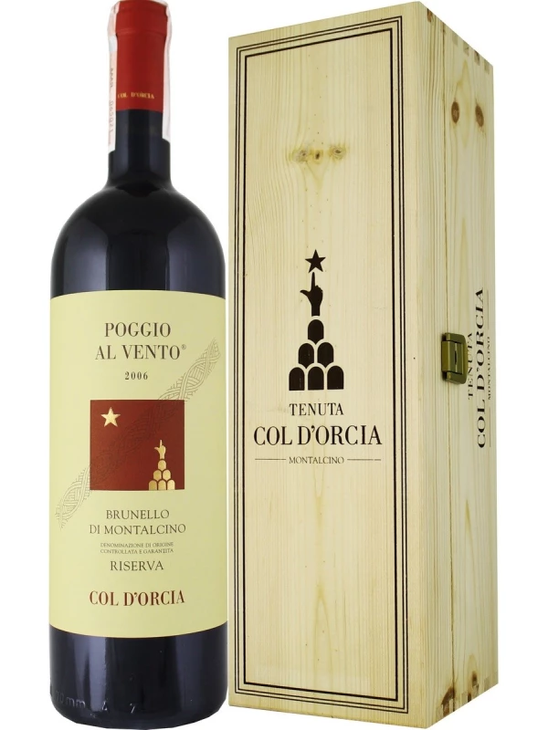 Poggio al Vento, Brunello di Montalcino DOCG Riserva, wooden box