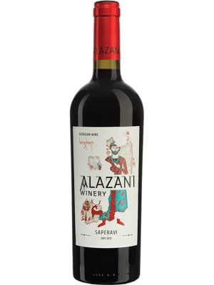 Вино Alazani, Saperavi 2018, 0.75 л