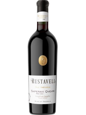 Вино Rustaveli Saperavi Qvevri 2021, 0.75 л