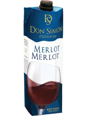 Вино Don Simon Premium Merlot, Tetra Pak 1 л