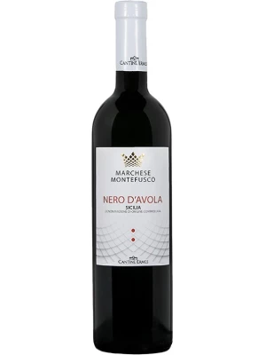 Вино Marchese Montefusco Nero d'Avola, Sicilia DOC 2021, 0.75 л