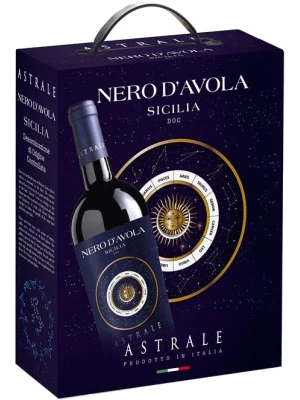 Вино Astrale Nero d'Avola, Sicilia DOC, bag-in-box 2 л