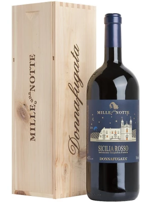 Вино Donnafugata, Mille e una Notte, Contessa Entellina DOC, wooden box 2011, 1.5 л