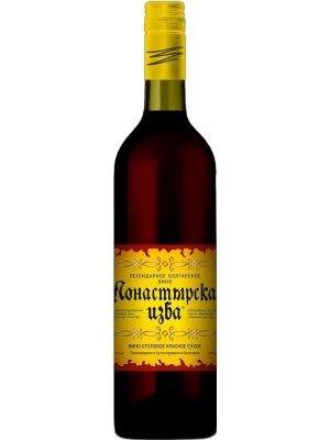 Вино Монастырская Изба Красное сухое 0.75 л