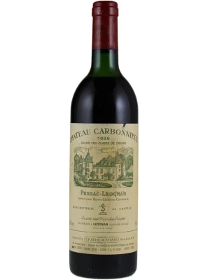 Вино Chateau Carbonnieux Rouge, Pessac-Leognan AOC Grand Cru Classe de Graves 1986, 5 л