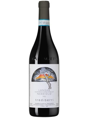 Вино Trediberri, Langhe DOC Nebbiolo 2022, 0.75 л
