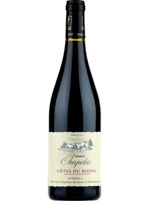 Вино Domaine Chapelas, Cotes du Rhone AOP Rouge 0.75 л