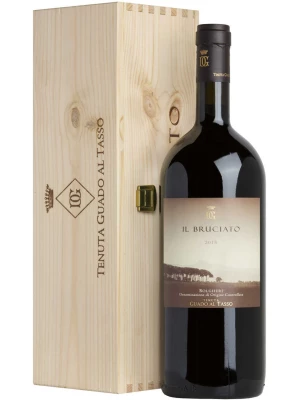 Вино Il Bruciato, Bolgheri DOC, wooden box 2016, 1.5 л