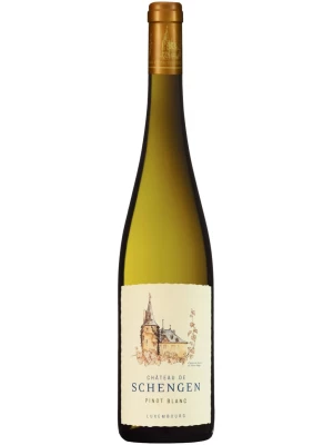 Вино Chateau de Schengen Pinot Blanc, Moselle Luxembourgeoise AOP 2018, 0.75 л