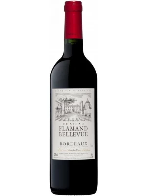 Вино Chateau Flamand Bellevue Rouge, Bordeaux AOC 0.75 л