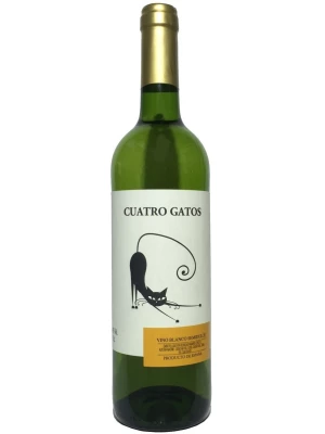 Вино Navarro Lopez, Cuatro Gatos Blanco semidulce 0.75 л