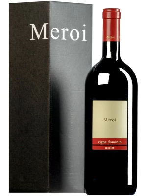 Вино Meroi Davino, Vigna Dominin Merlot, Friuli Colli Orientali DOC, gift box 2015, 0.75 л