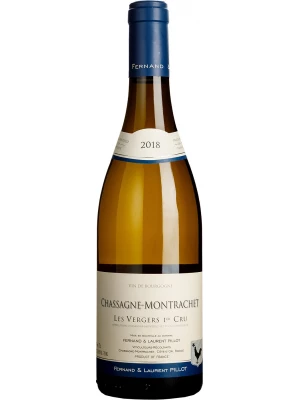 Вино Domaine Fernand & Laurent Pillot, Chassagne-Montrachet 1er Cru Les Vergers AOC 2018, 0.75 л