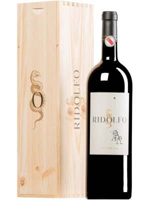 Вино Rocca di Montegrossi, Ridolfo, Toscana IGT, wooden box 2016, 1.5 л