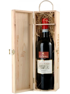 Вино Ca'Botta, Tenuta Costa Rossa Valpolicella Ripasso Superiore DOC, wooden box 2014, 1.5 л
