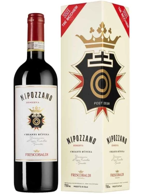 Вино Nipozzano Chianti Rufina Riserva DOCG, gift box 2018, 0.75 л