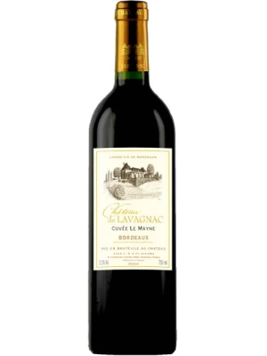 Вино Chateau de Lavagnac, Cuvee Le Mayne, Bordeaux AOC 2011, 0.75 л