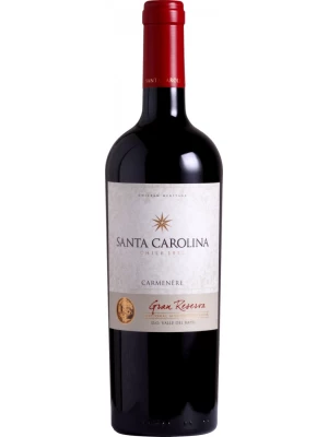 Вино Santa Carolina, Gran Reserva Carmenere, Valle del Rapel DO 2015, 0.75 л