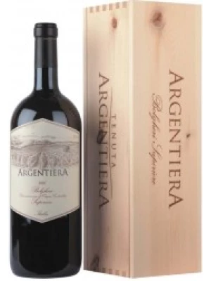 Вино Argentiera, Bolgheri Superiore DOC, wooden box 2008, 1.5 л