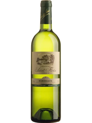 Вино Chateau Saint-Florin Blanc, Bordeaux AOC 2018, 0.75 л