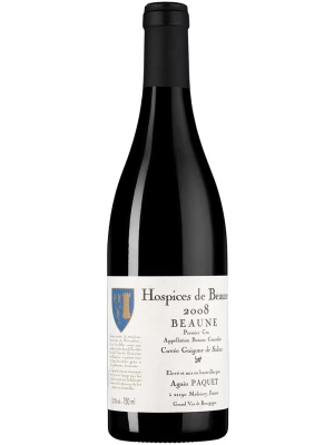 Вино Domaine Agnes Paquet, Hospices de Beaune Beaune 1-er Cru Cuvee Guigone de Salins AOC 2008, 0.75 л