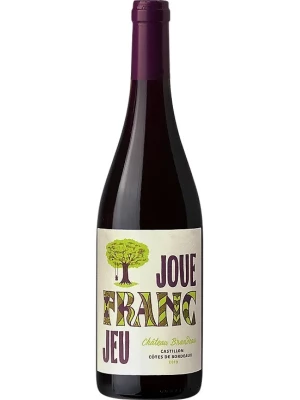 Вино Chateau Brandeau, Joue Franc Jeu, Castillon Cotes de Bordeaux AOC 2019, 0.75 л