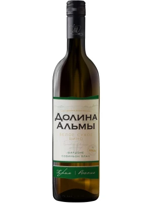 Вино Долина Альмы Шардоне-Совиньон Блан 0.75 л
