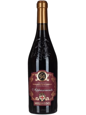 Вино Angelo Rocca e Figli, Miliasso Appassimento, Piemonte DOC Rosso Passito 2018, 0.75 л