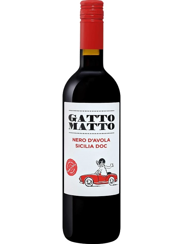 Villa degli Olmi, Gatto Matto Nero d'Avola, Sicilia DOC