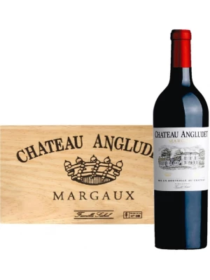 Вино Chateau Angludet, Margaux AOC, wooden box 2012, 0.75 л