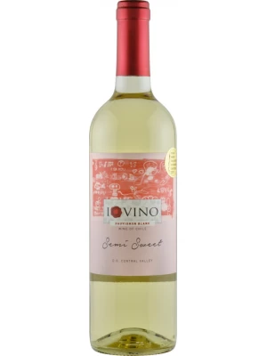Вино I Love Vino Sauvignon Blanc Semi Sweet, Central Valley DO 0.75 л