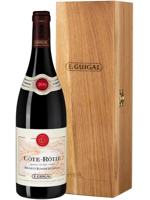 Вино E. Guigal, Cote-Rotie Brune et Blonde, wooden box 2016, 0.75 л