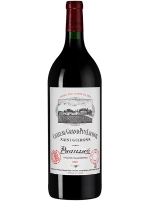 Вино Chateau Grand-Puy-Lacoste, Pauillac AOC 1981, 1.5 л