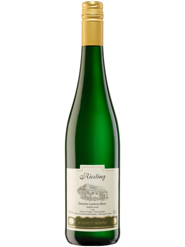 Schmitt Sohne, Riesling Medium Sweet, Landwein Rhein
