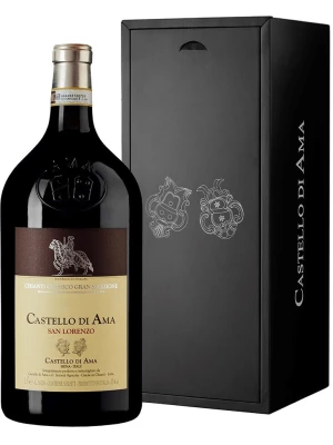Вино Castello di Ama, San Lorenzo Chianti Classico Gran Selezione DOCG, wooden box 2017, 3 л