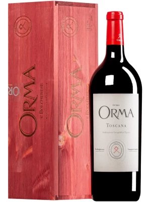 Вино Sette Ponti, Orma, Toscana IGT, wooden box 2020, 1.5 л