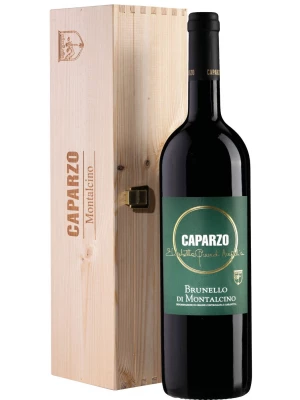 Вино Caparzo, Brunello di Montalcino DOCG, wooden box 2018, 1.5 л