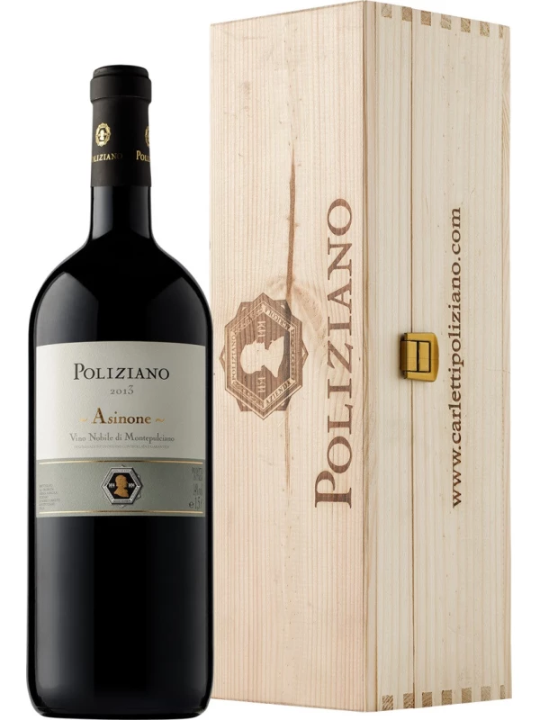 Poliziano, Asinone, Nobile di Montepulciano DOCG, wooden box
