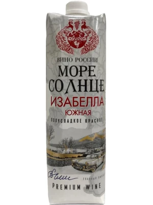 Вино Море Солнце Изабелла Южная, Тетра Призма 1 л