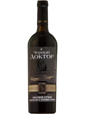 Вино Bostavan, Black Doctor Aged Dry 0.75 л